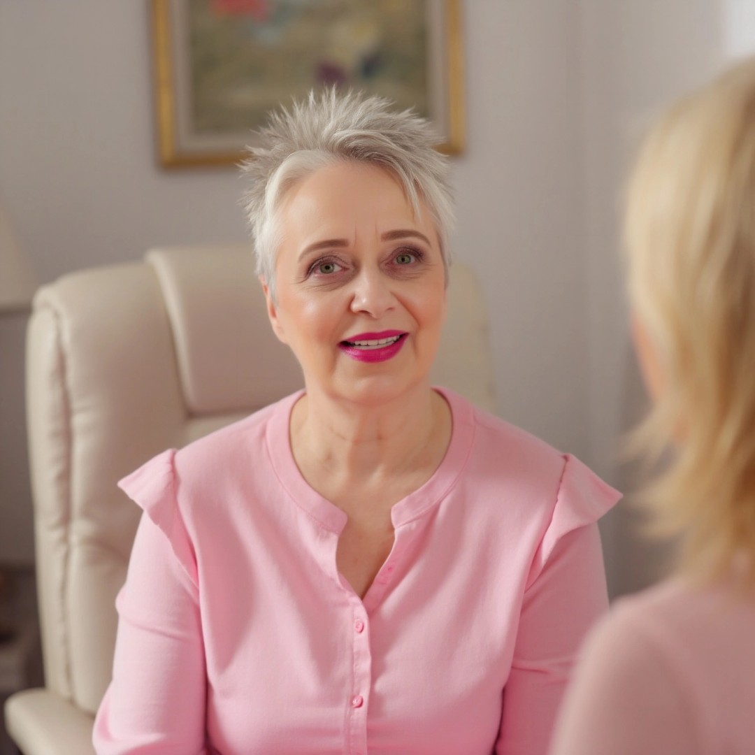 Sanft arrangierte Nahrungsergänzungsmittel in Rosa, Beige und Weiß auf hellem Untergrund, mit Molekülstruktur – Symbolbild für ganzheitliche Frauenberatung mit Fokus auf Orthomolekulare Medizin.